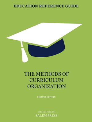 cover image of The Methods of Curriculum Organization